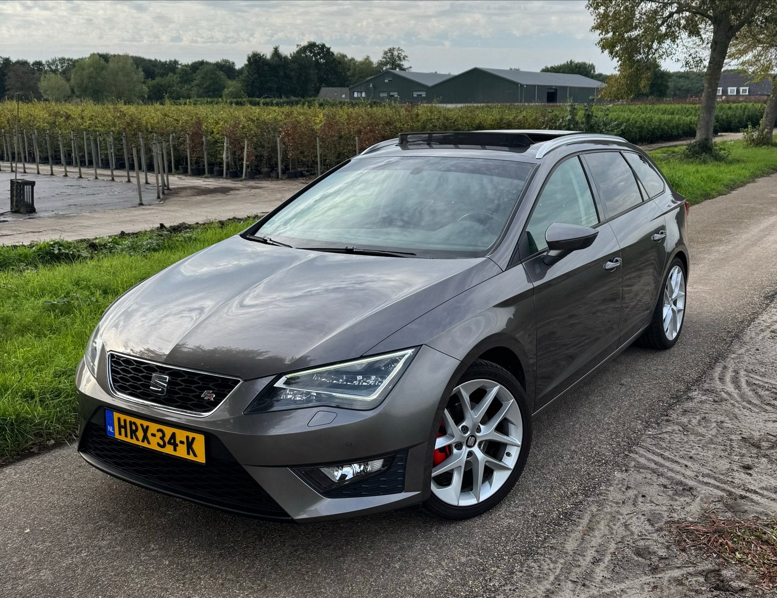 Seat Leon 1.4 TSI FR 150pk 2015 Grijs, Zwart, 4 cilinders, Leon, Leder en Stof