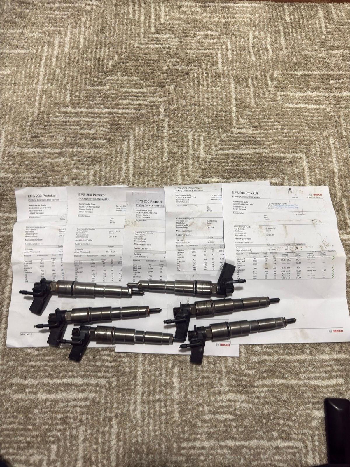 Bmw 2007 335D M57 306D5 286PK E90-91-92-93 verstuivers set, Ophalen of Verzenden, Gereviseerd, Universele onderdelen
