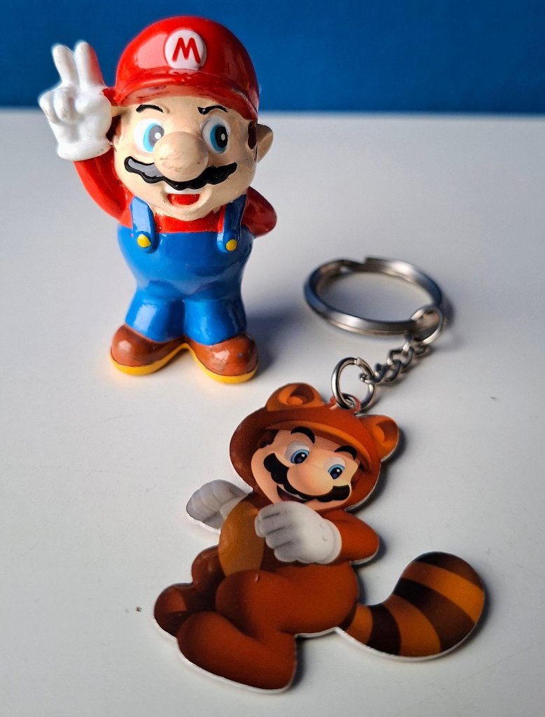 Super Mario/poppetje sleutelhanger, Verzamelen, Poppetjes en Figuurtjes, Ophalen of Verzenden, Gebruikt