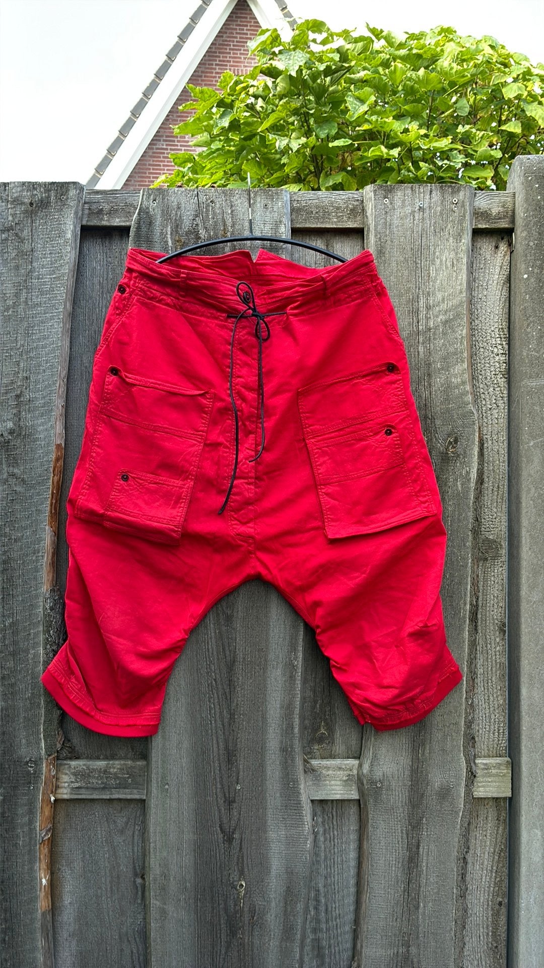 Rundholz DIP rode broek maat L, Maat 42/44 (L), Ophalen of Verzenden, Zo goed als nieuw, Driekwart