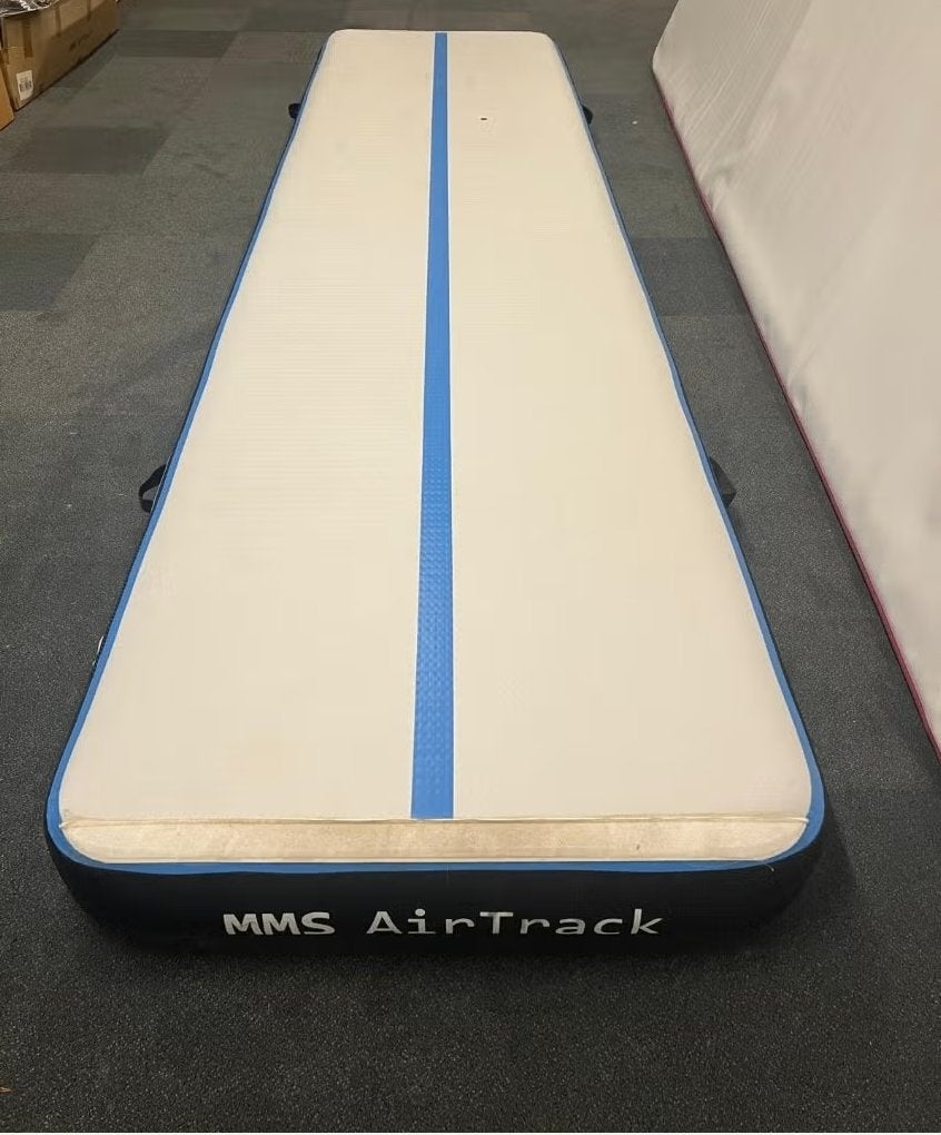 MMS AirTrack Basic 4Mx1Mx20CM Demo model, Gebruikt, Kindermaat 122 t/m 140, Verzenden, Blauw