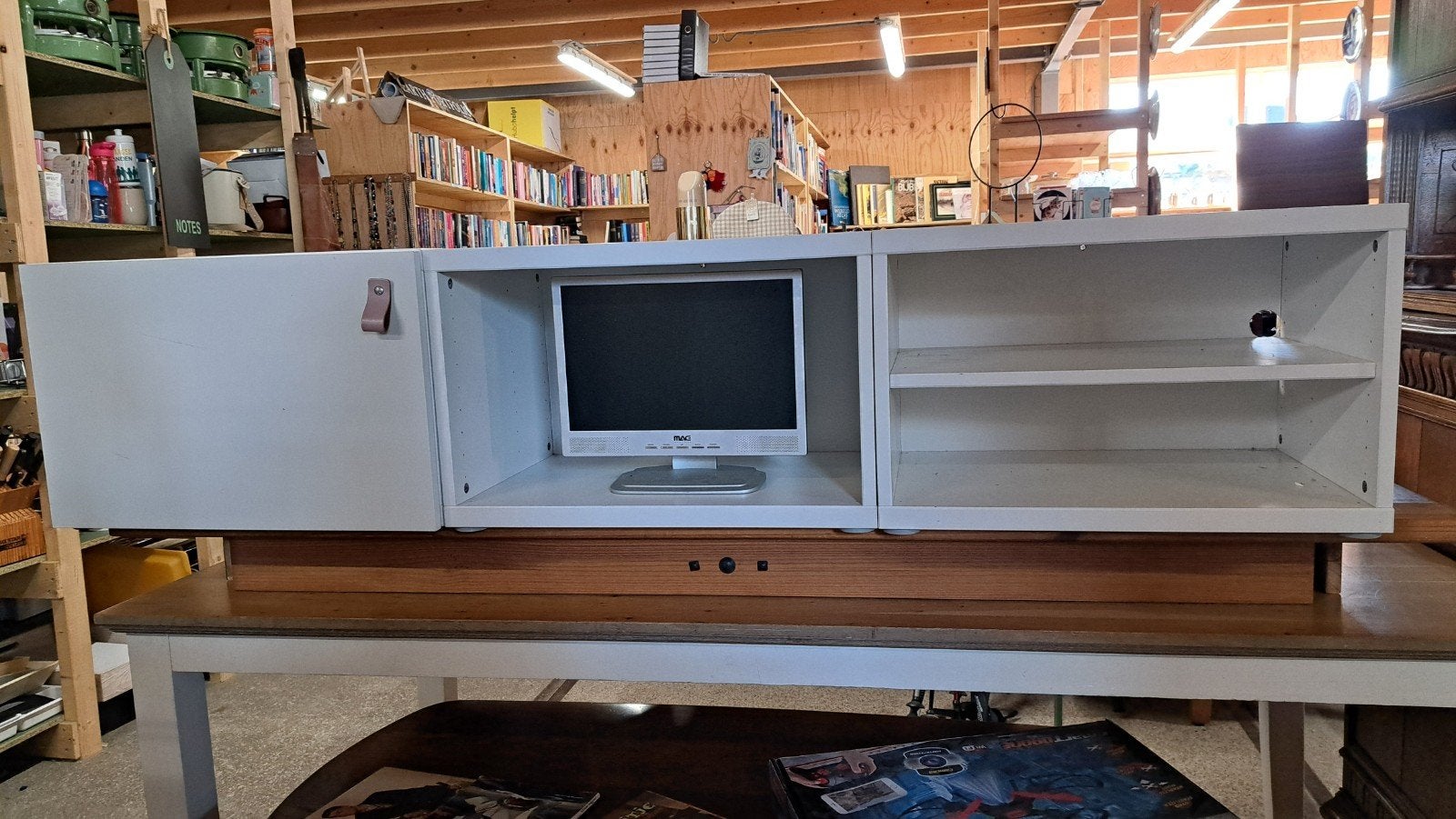 3 witte kastjes 60x60x40 cm - Ideaal voor opslag, Ophalen, Gebruikt