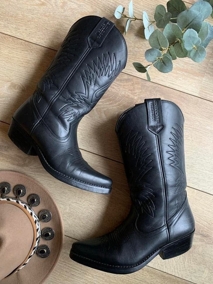 Kentucky?s Western cowboylaarzen 40 western boots laarzen, Hoge laarzen, -, Zwart, -