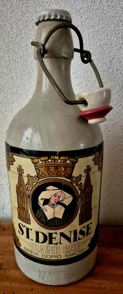 ST. DENISE Grand Cru kruikje bier br. Sterkens Import 1988, Ophalen of Verzenden, Zo goed als nieuw, Flesje(s), Overige merken