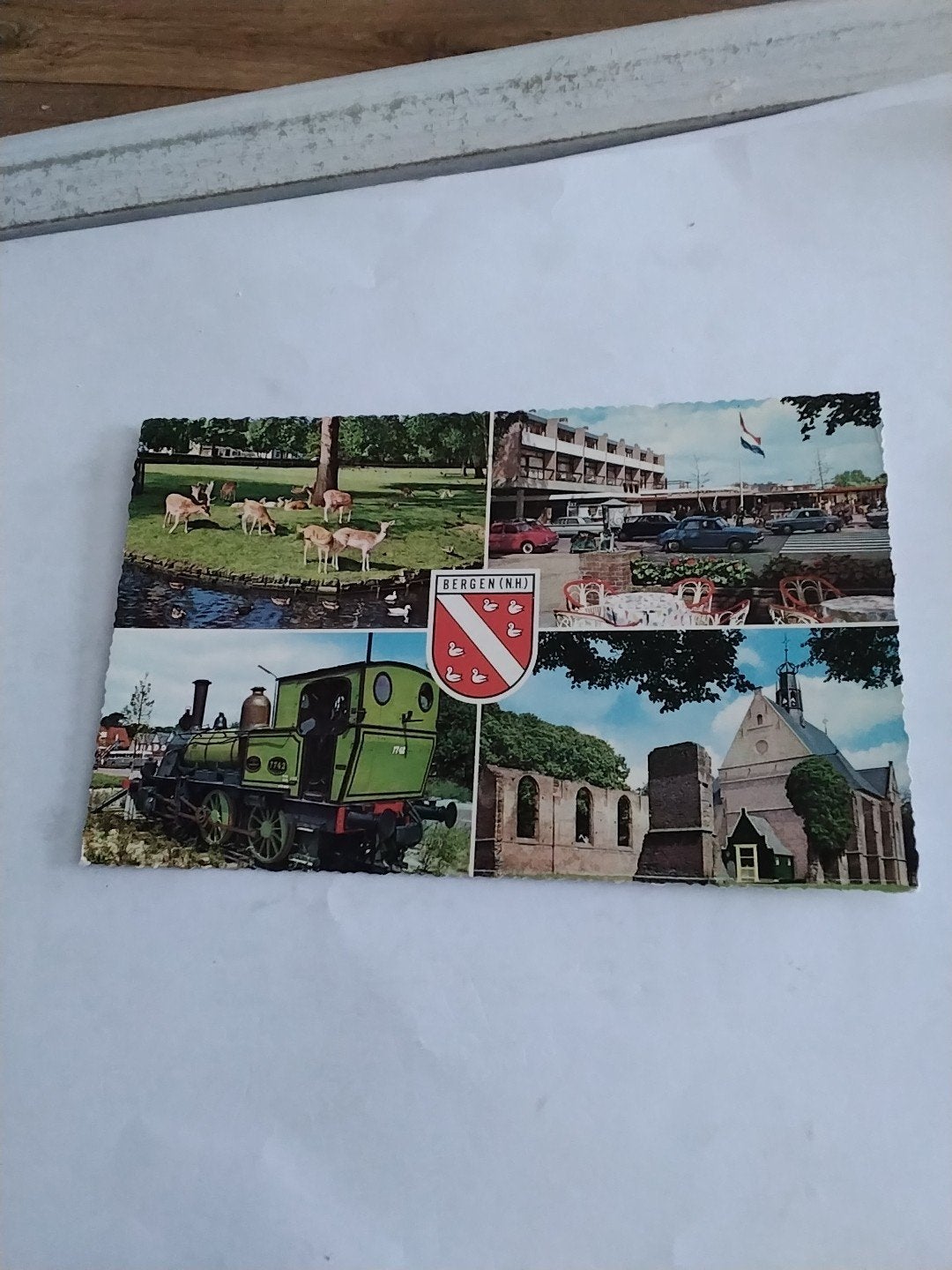 Oude ansichtkaart Bergen (NH) - Gelopen, Ophalen of Verzenden, 1960 tot 1980, Gelopen, Noord-Holland