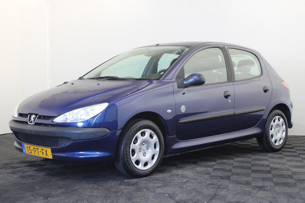 Peugeot 206 1.4 X-Design (bj 2004), Voorwielaandrijving, Stof, 4 cilinders, Blauw