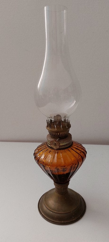 Vintage olielamp, Antiek en Kunst, Antiek | Lampen, Ophalen of Verzenden