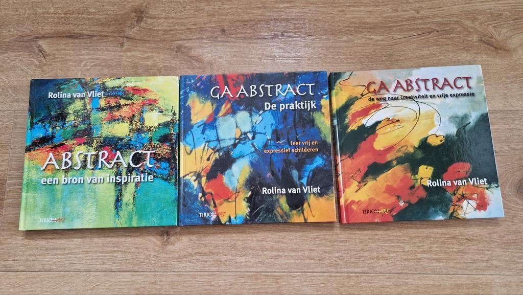 Rolina van Vliet - Abstract,  3 boeken, Boeken, Ophalen of Verzenden, Zo goed als nieuw, Tekenen en Schilderen, Rolina van Vliet