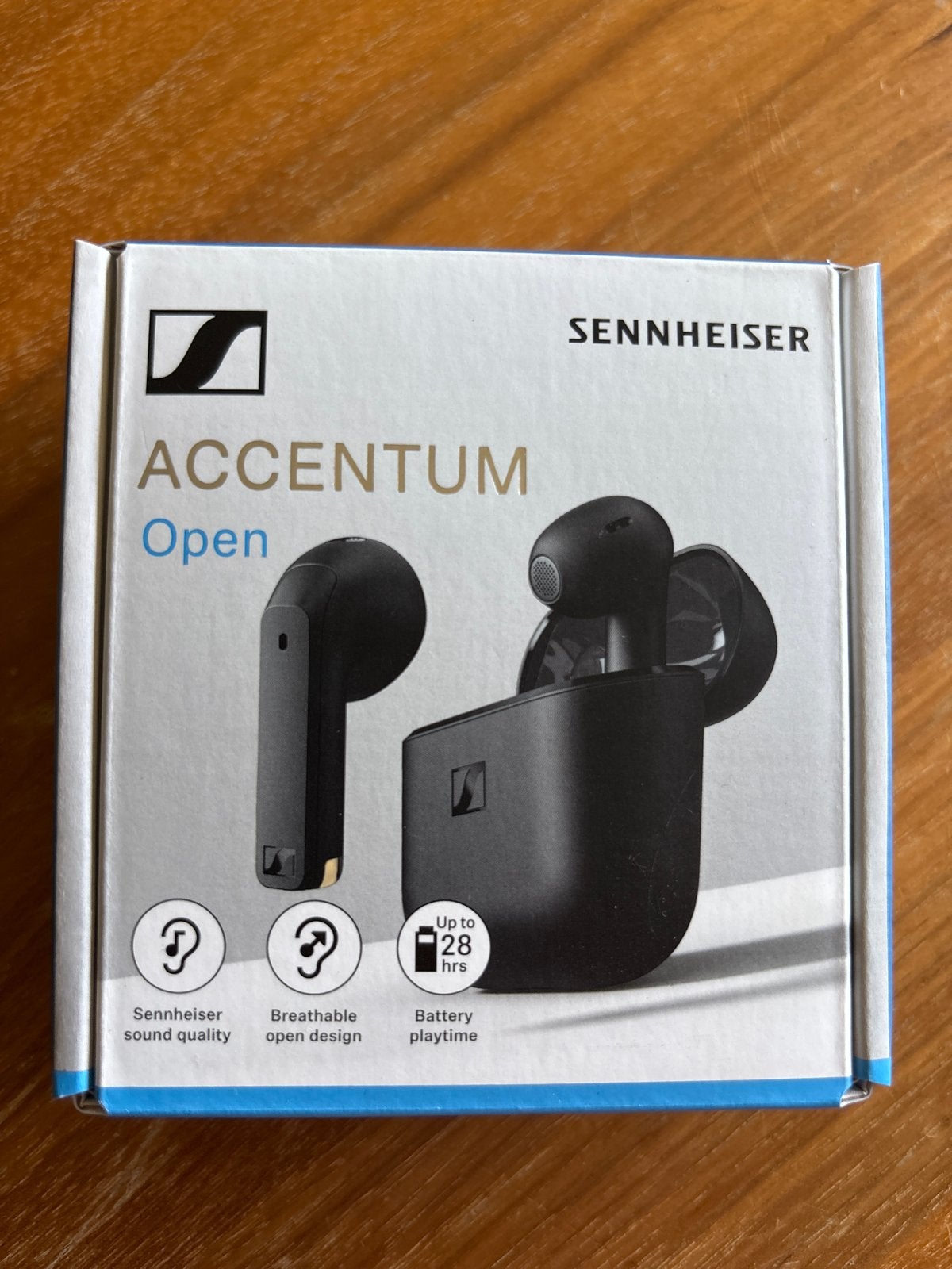 Sennheiser Accentum Open oordopjes - Gloednieuw!, In-ear, Bluetooth, Sennheiser, Nieuw