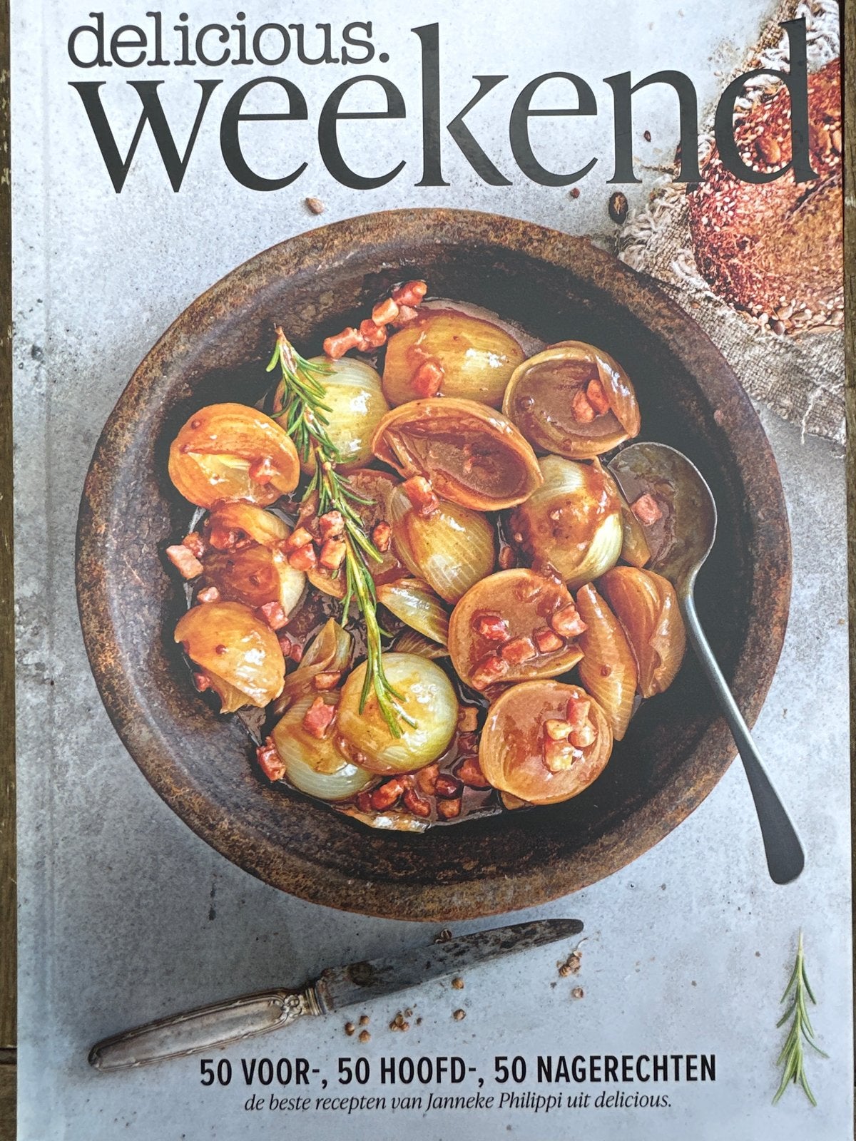 Delicious. Weekend kookboek - 150 recepten van Janneke Phili, Boeken, Verzenden, Zo goed als nieuw, Europa, Voorgerechten en Soepen