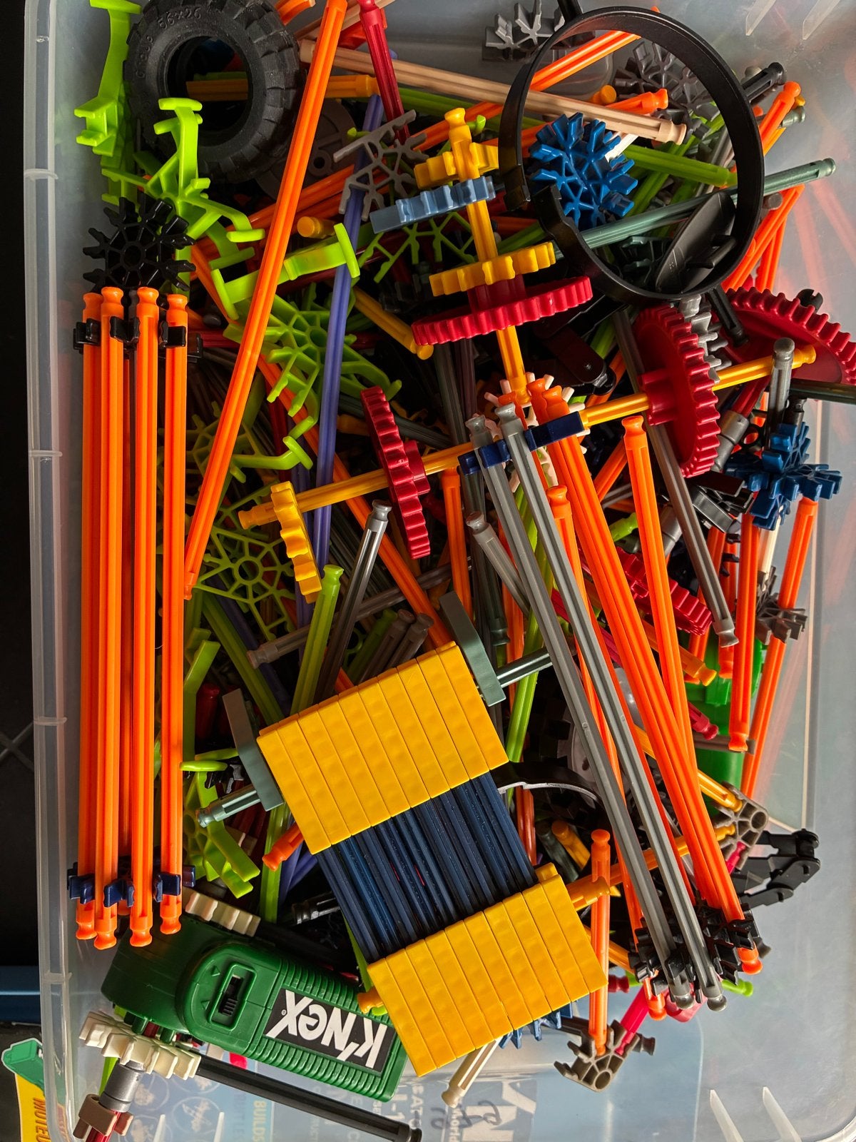 Grote doos K'nex bouwblokken -, Ophalen, Zo goed als nieuw, K'nex