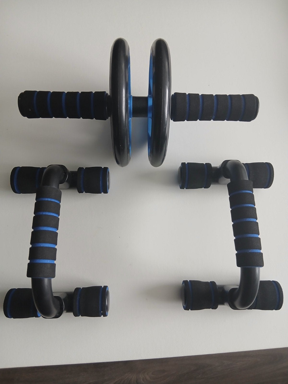 Roller + opdruksteunen, Sport en Fitness, Ophalen, Zo goed als nieuw, Foamroller