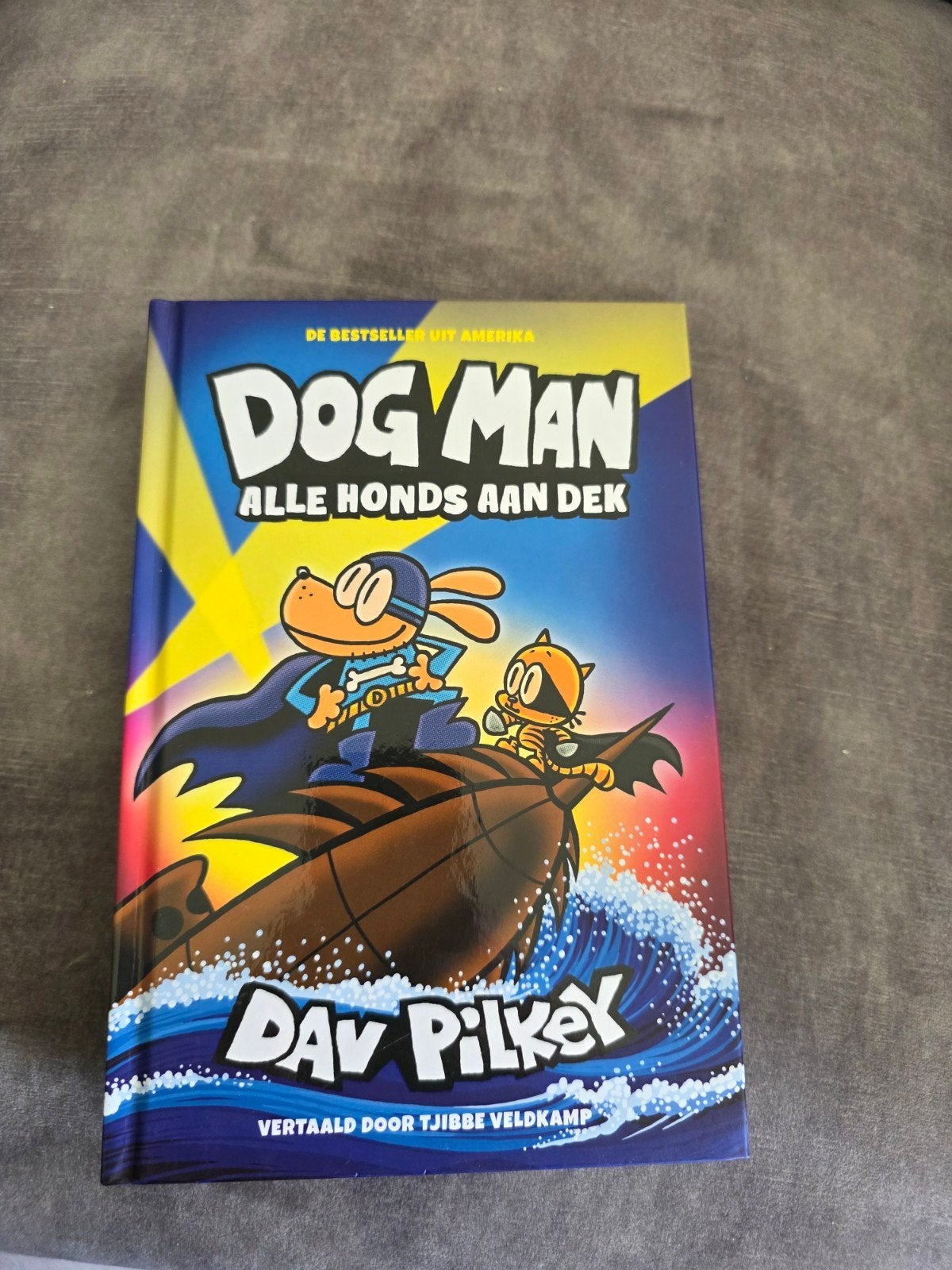 Dog Man: Alle Honds Aan Dek - Dav Pilkey, Ophalen of Verzenden, Zo goed als nieuw, Dav Pilkey, Fictie