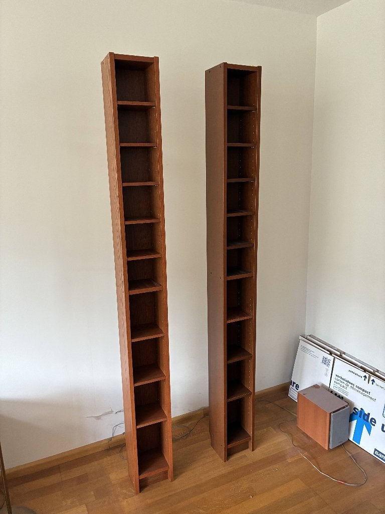CD kast, Ophalen, 75 tot 150 discs, Zo goed als nieuw, Hout