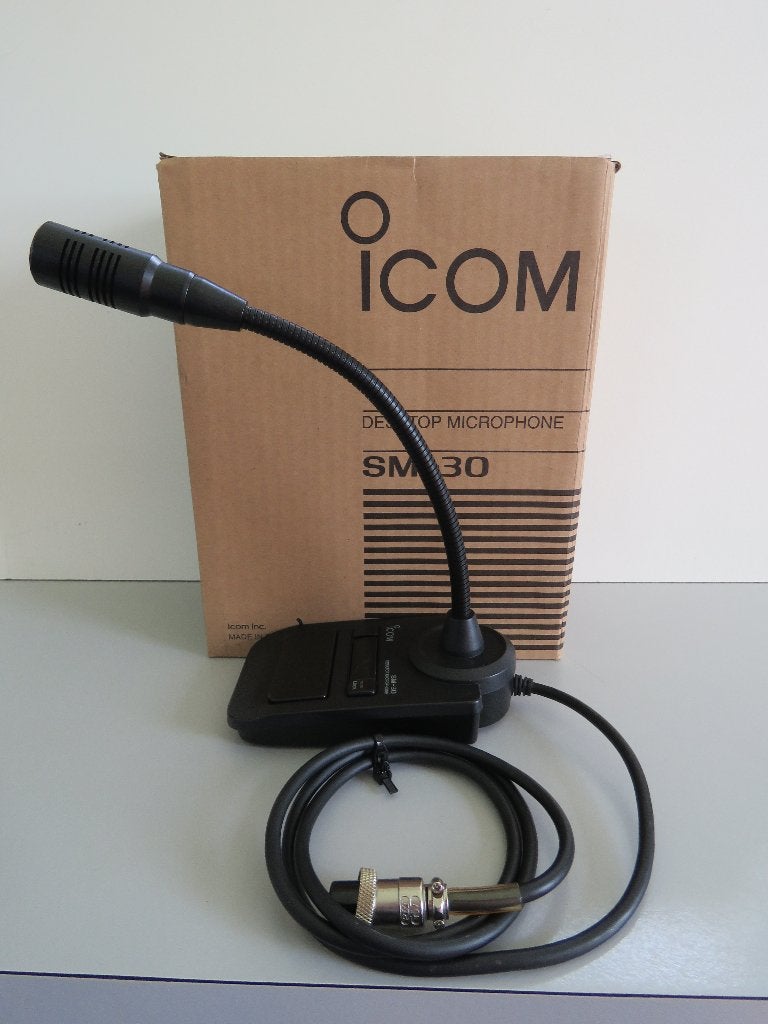 Icom SM-30 Tafelmicrofoon in Nieuwstaat, Ophalen of Verzenden, Zo goed als nieuw, Zender en Ontvanger