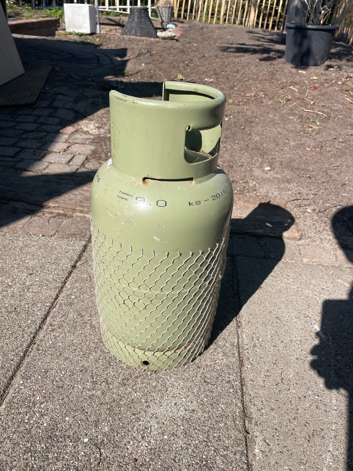 Half volle gasfles 9 kg - Ideaal voor BBQ of terrasverwarmer, Ophalen of Verzenden, Gebruikt