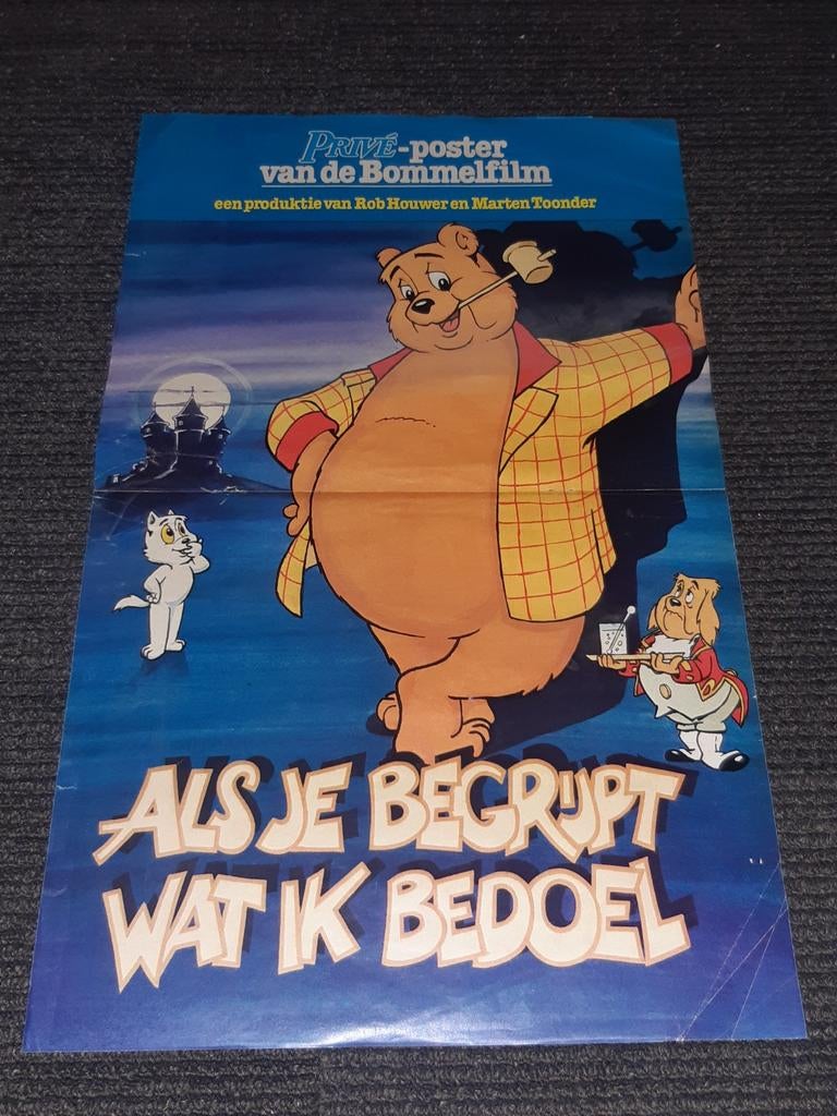Poster Bommel - als je begrijpt wat ik bedoel, Ophalen of Verzenden, A1 t/m A3