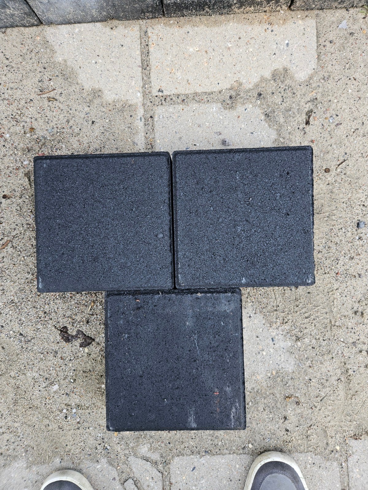 Betonsteen 21x21x8 antraciet, Tuin en Terras, Ophalen, Beton, Klinkers