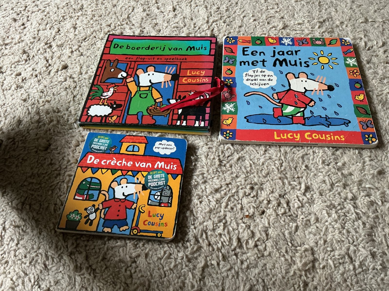 Muis boeken set: De boerderij, Een jaar, De crèche giro 555, Ophalen of Verzenden, Gelezen, Uitklap-, Voel- of Ontdekboek, 1 tot 2 jaar