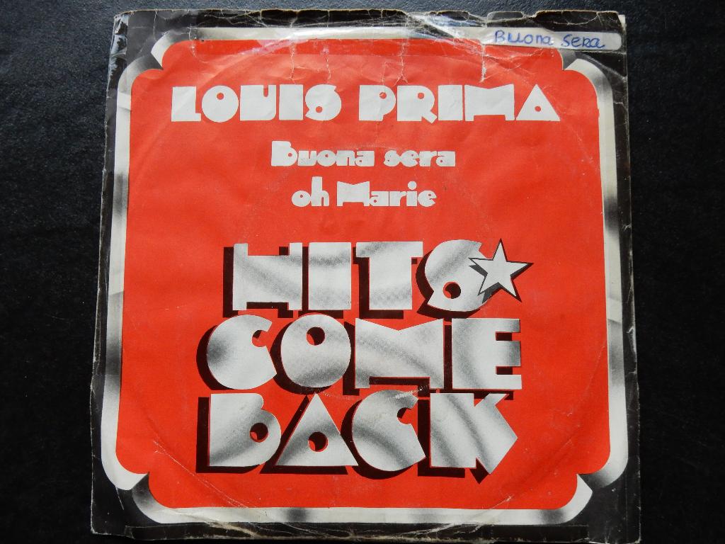 Louis Prima – Buona Sera / Oh Marie, Ophalen of Verzenden, Gebruikt, Nederlandstalig