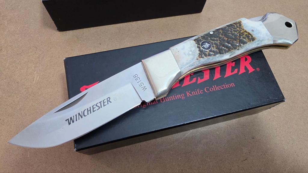 Winchester W5138 Vouwmes - Originele Jachtmes Collectie, Ophalen of Verzenden, Nieuw