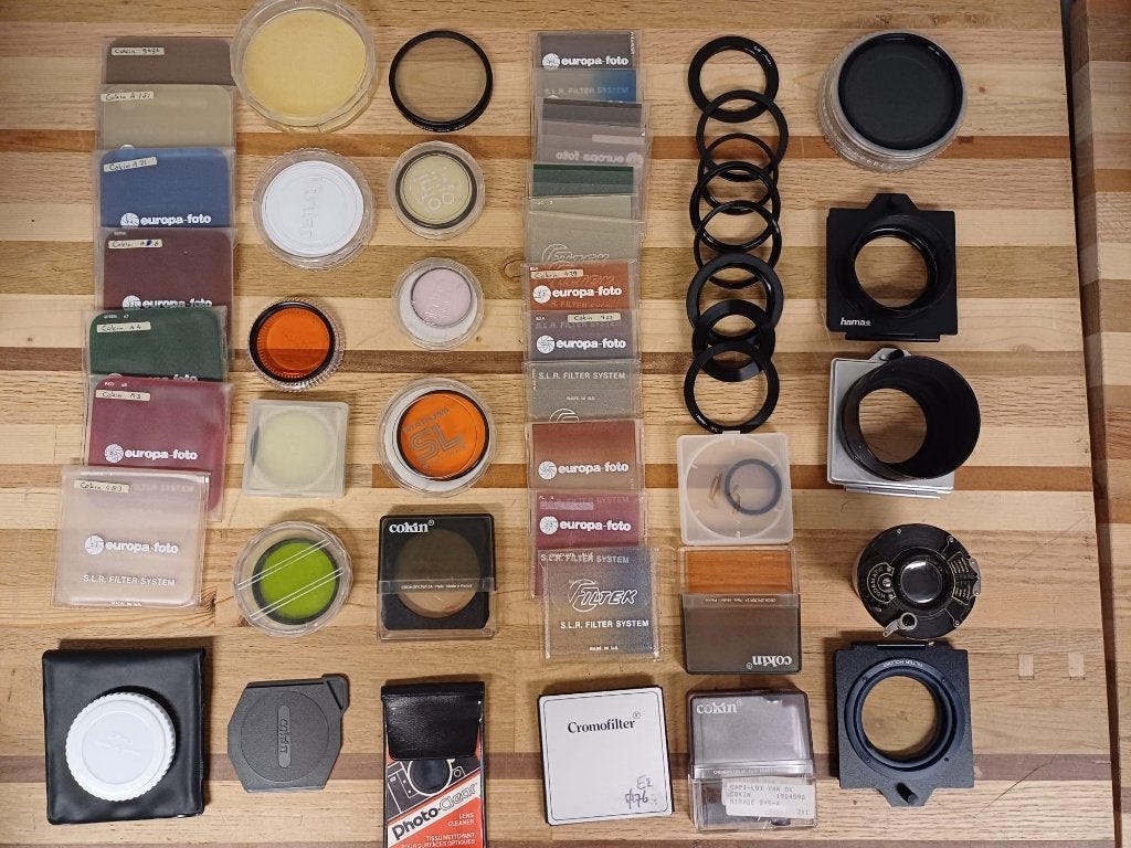 Diverse Cokin filters en toebehoren, Audio, Tv en Foto, Fotografie | Filters, Ophalen of Verzenden, 50 tot 60 mm, Overige typen