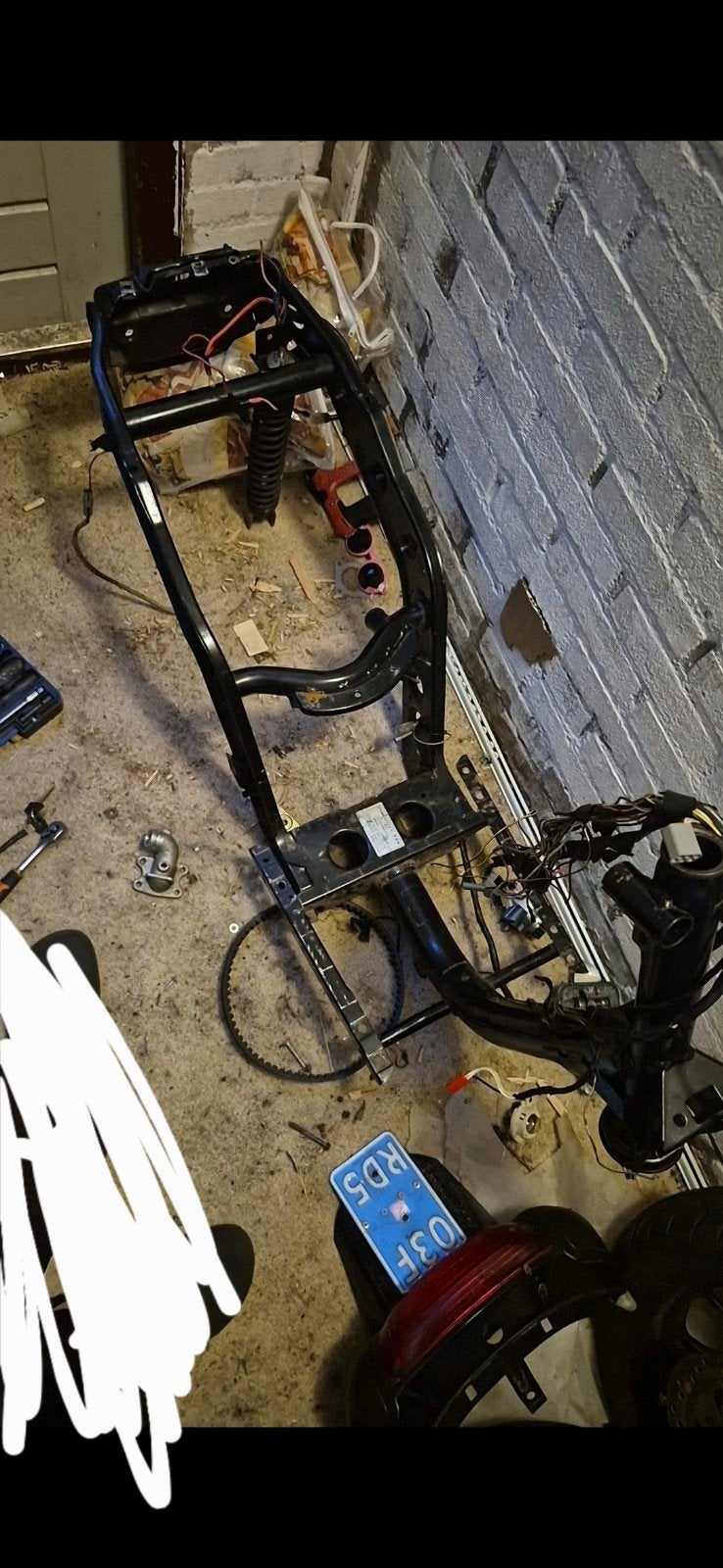 zip type 3 frame, Ophalen, Zo goed als nieuw, Frame, Piaggio
