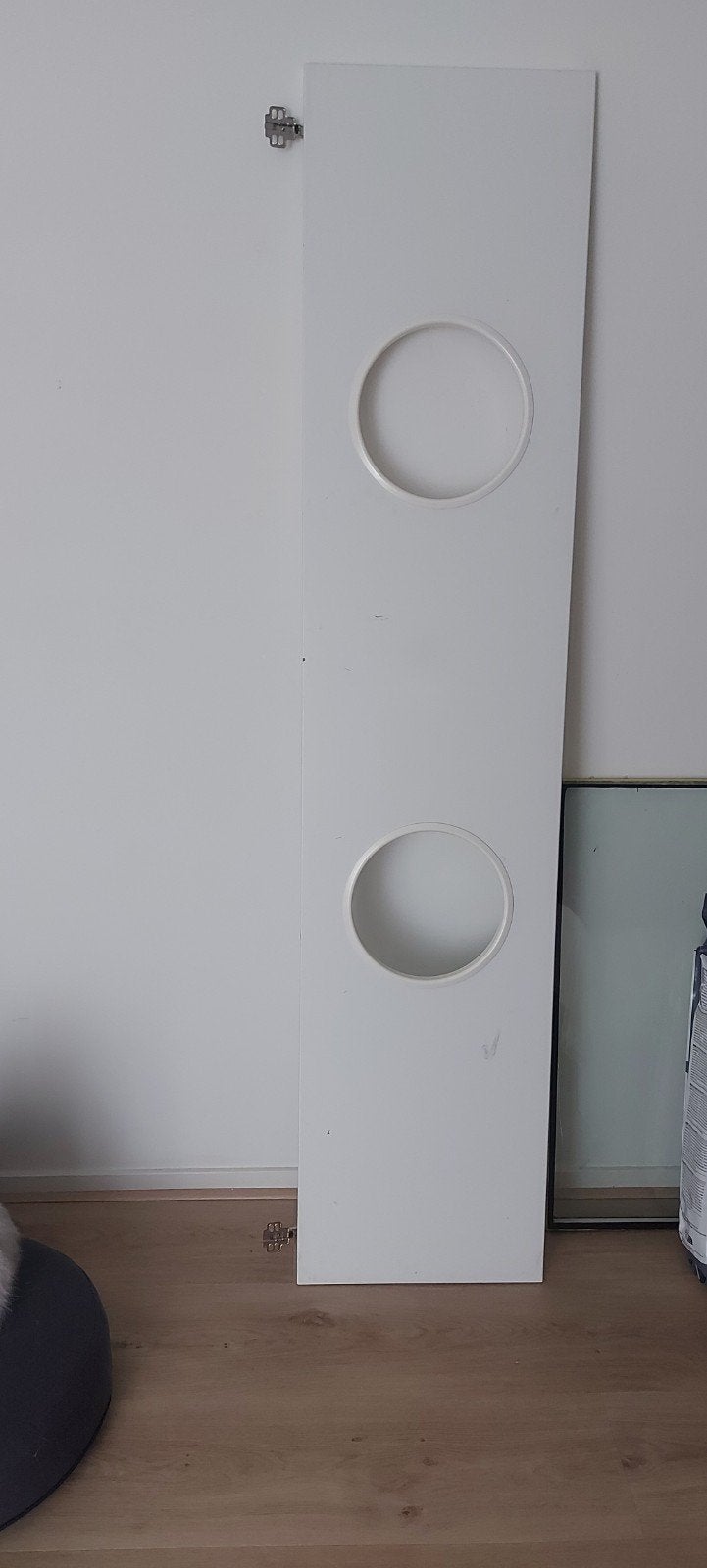 NYSJÖN ikea was deur kast
Kast voor wasgoed, wit, 40x190 cm, Ophalen, Gebruikt