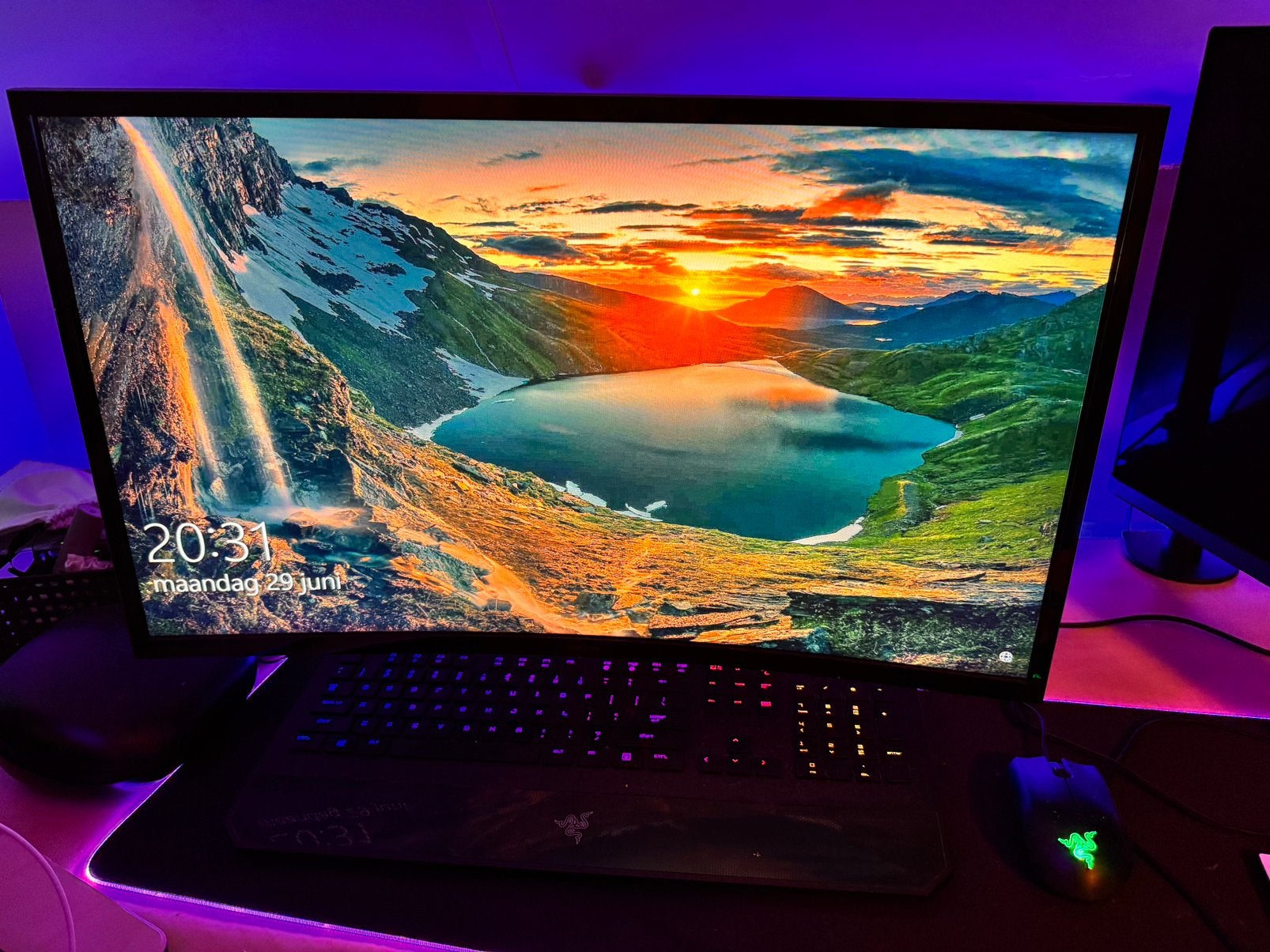Samsung 27 inch Curved Monitor LC27F396FHU – Full HD, 50 Hz, Ophalen of Verzenden, Zo goed als nieuw, Samsung