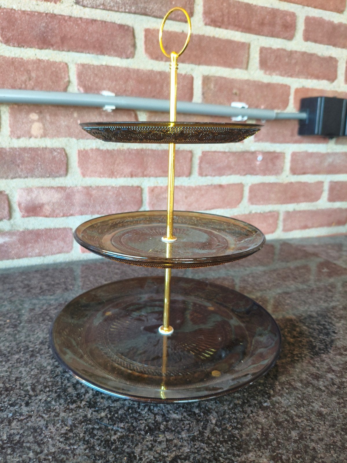 Elegante etagère met 3 lagen - perfect voor gebak en fruit, Ophalen of Verzenden