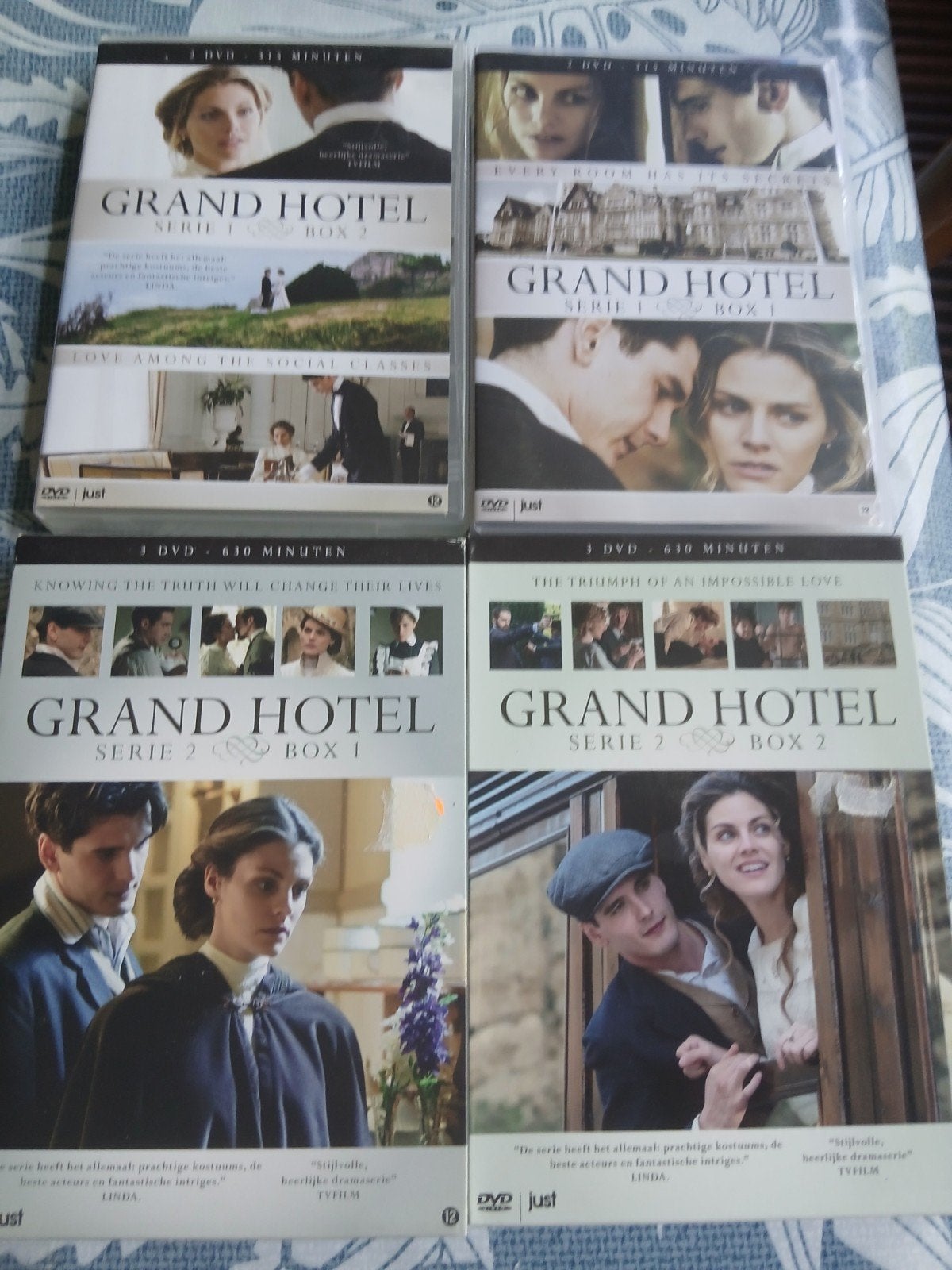 Grand Hotel seizoen 1 en 2, Vanaf 12 jaar, Ophalen of Verzenden, Zo goed als nieuw, Nederlands