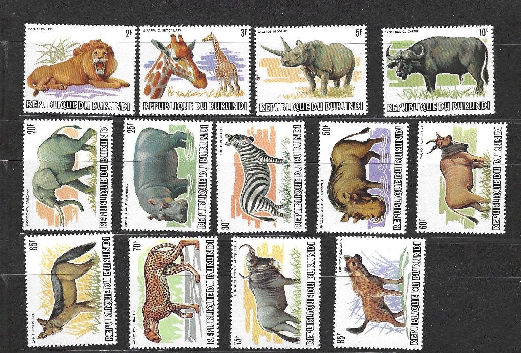 Burundi 1982 serie dieren compleet postfris TOP, Ophalen of Verzenden, Buitenland