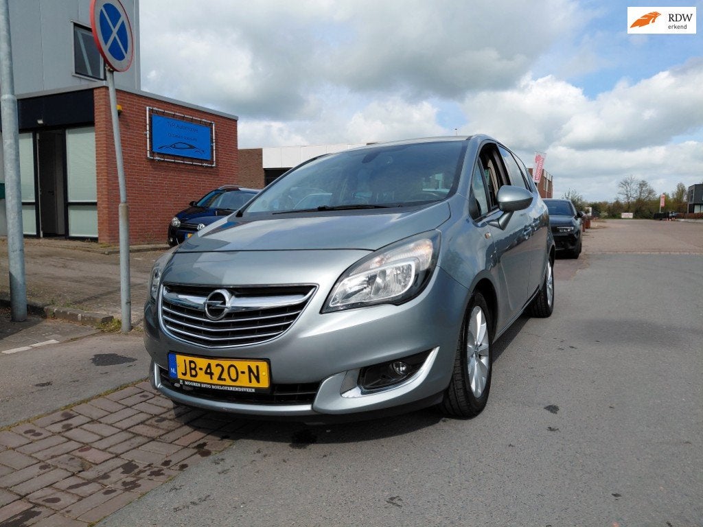 Opel Meriva 1.4 Turbo Cosmo, Auto's, Voorwielaandrijving, Gebruikt, 4 cilinders, Automatische klimaatregeling
