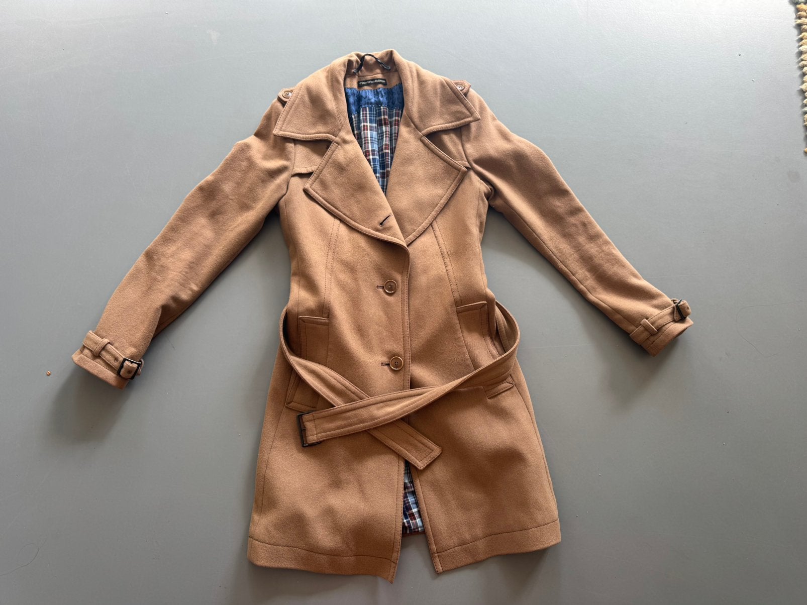 Drykorn wollen winterjas, Ophalen of Verzenden, Gedragen, Maat 36 (S), Bruin
