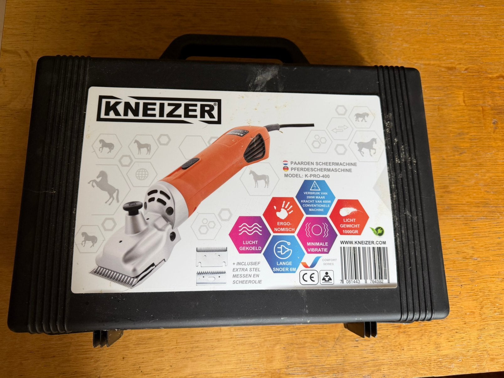 Kneizer paarden scheermachine, Dieren en Toebehoren, Ophalen of Verzenden, Zo goed als nieuw