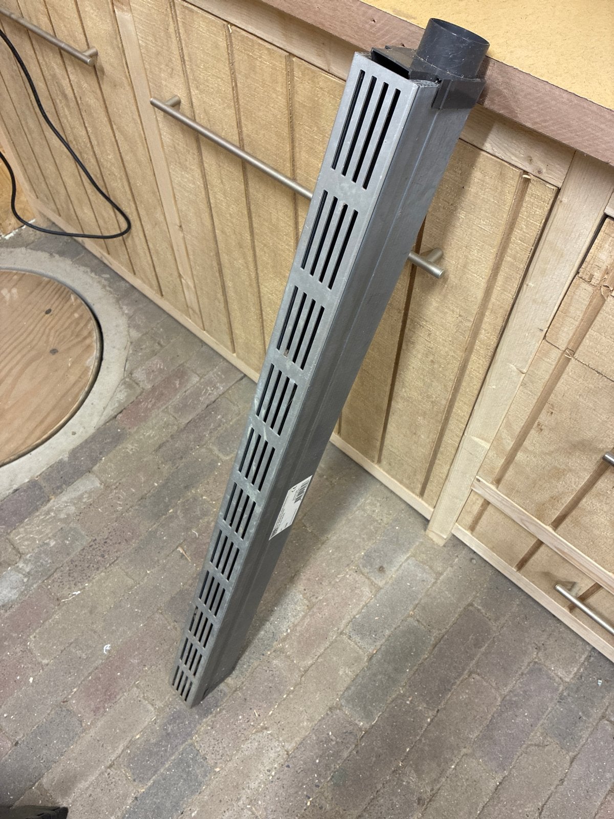 ACO Slimline goot nieuw! 1meter - 100cm x 6 cm x 10cm, Ophalen, Gebruikt, Radiator, Minder dan 60 cm