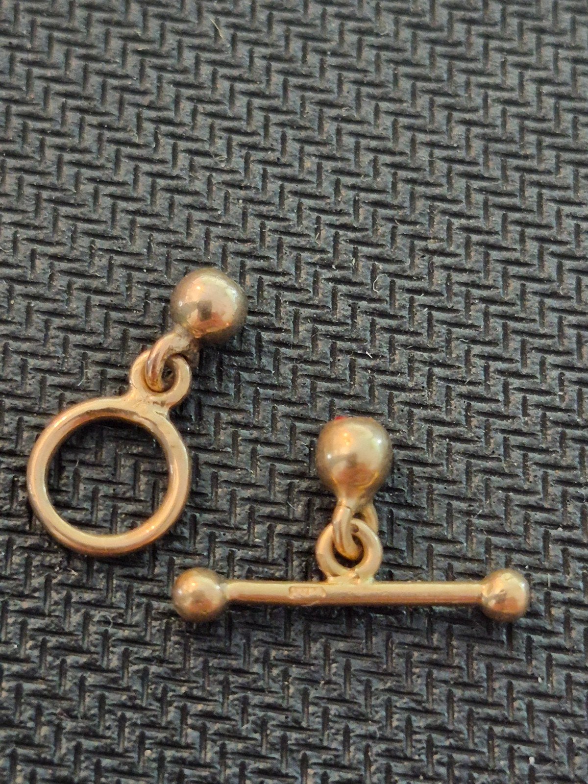 14k Gouden Toggle / Kapittelsluiting voor ketting of armband, Sieraden, Tassen en Uiterlijk, Ophalen of Verzenden, Zo goed als nieuw
