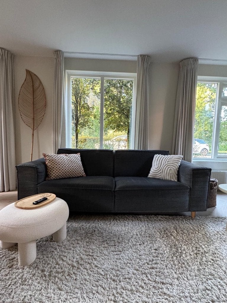 Te koop, twee mooie banken van Eijerkamp, Hout, Gebruikt, Tweepersoons, 75 tot 100 cm