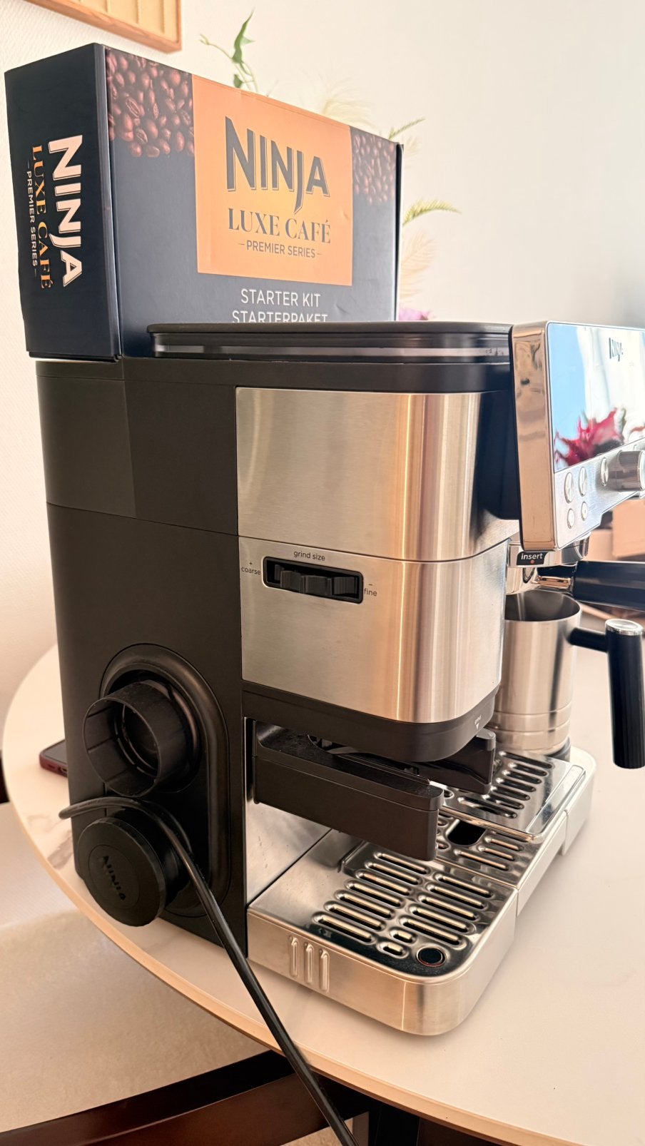 Ninja Luxe Café Premier ES601EU, Witgoed en Apparatuur, Ophalen, Zo goed als nieuw, Koffiemachine, Koffiebonen