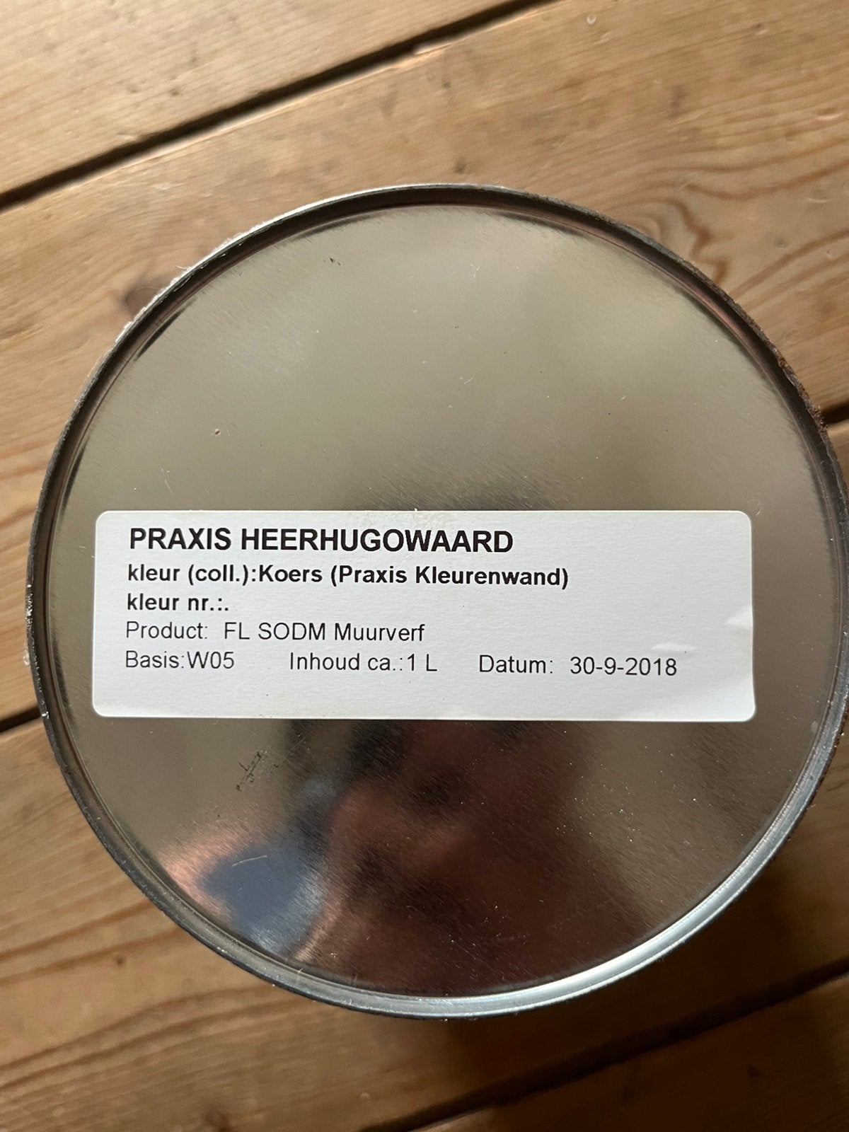 FL SODM Muurverf 1L, Ophalen of Verzenden, Nieuw, Blauw