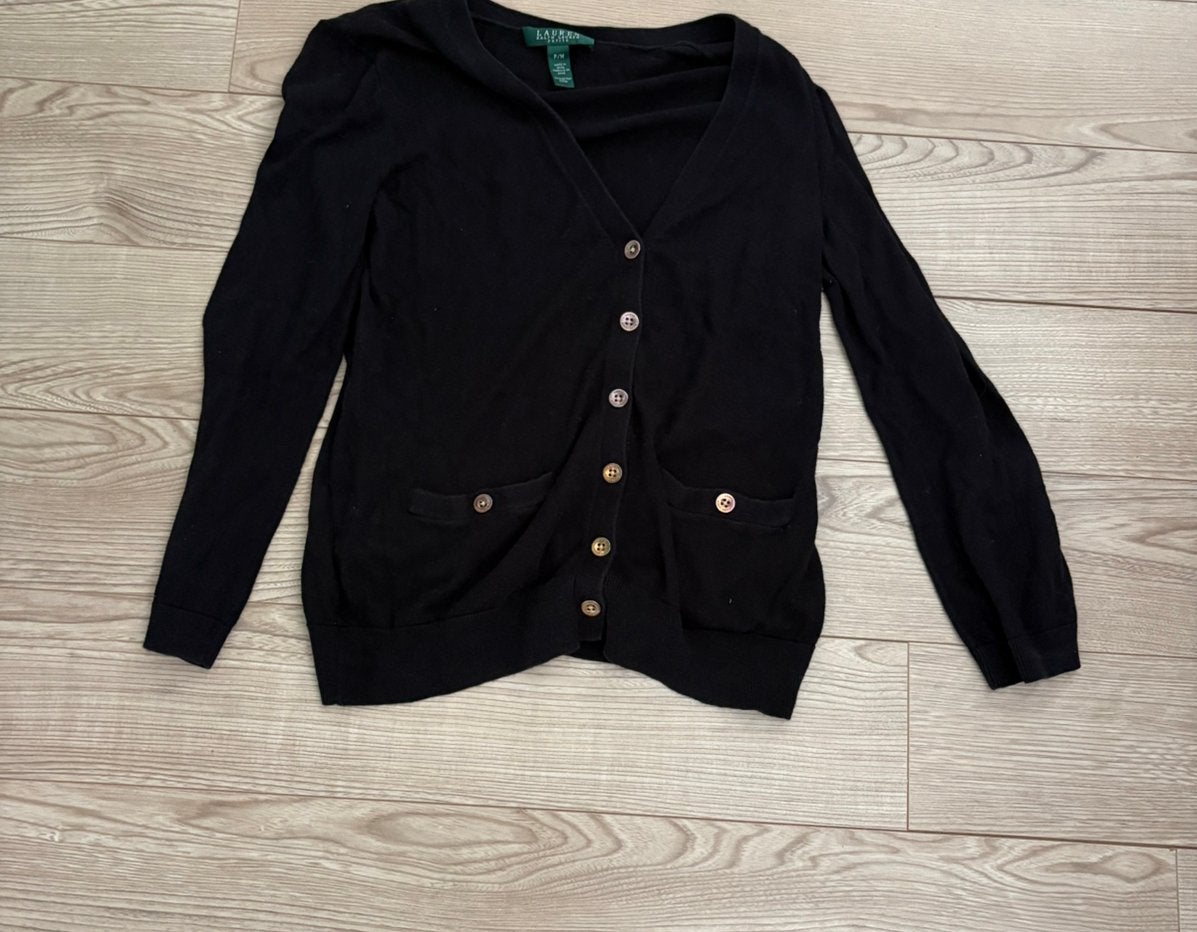 Ralph Lauren Vest, Kleding | Dames, Truien en Vesten, Ophalen of Verzenden, Zo goed als nieuw, Zwart