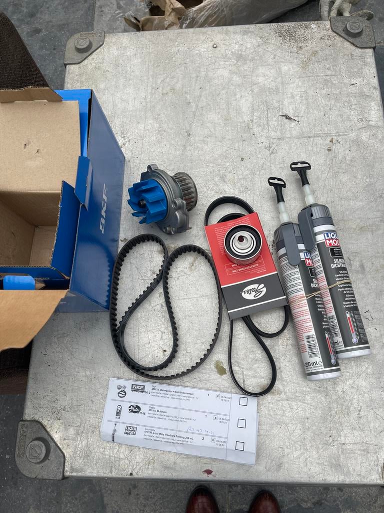 SKF Waterpomp + distributieriemset Fiat Panda, Auto-onderdelen, Motor en Toebehoren, Ophalen of Verzenden, Nieuw, Fiat