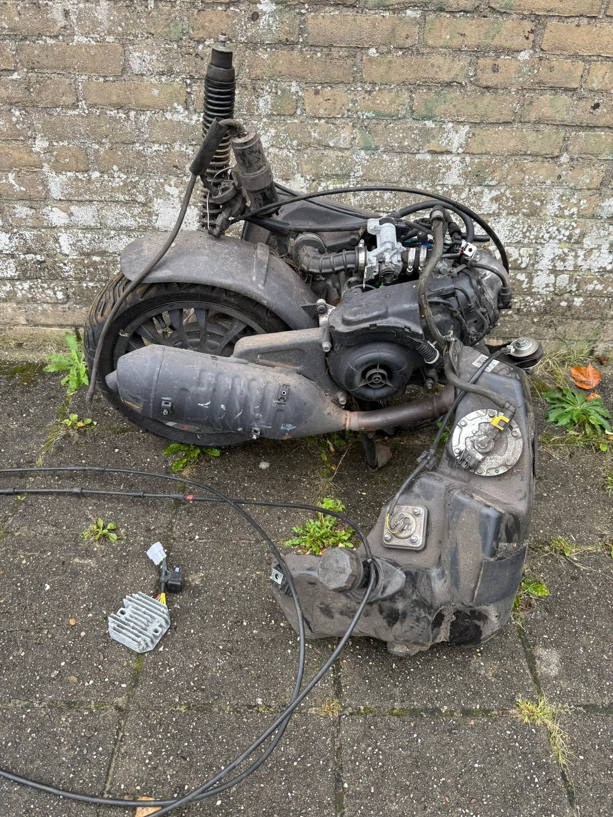 Vespa Sprint/Primavera motorblok euro 5 voor onderdelen, Ophalen of Verzenden