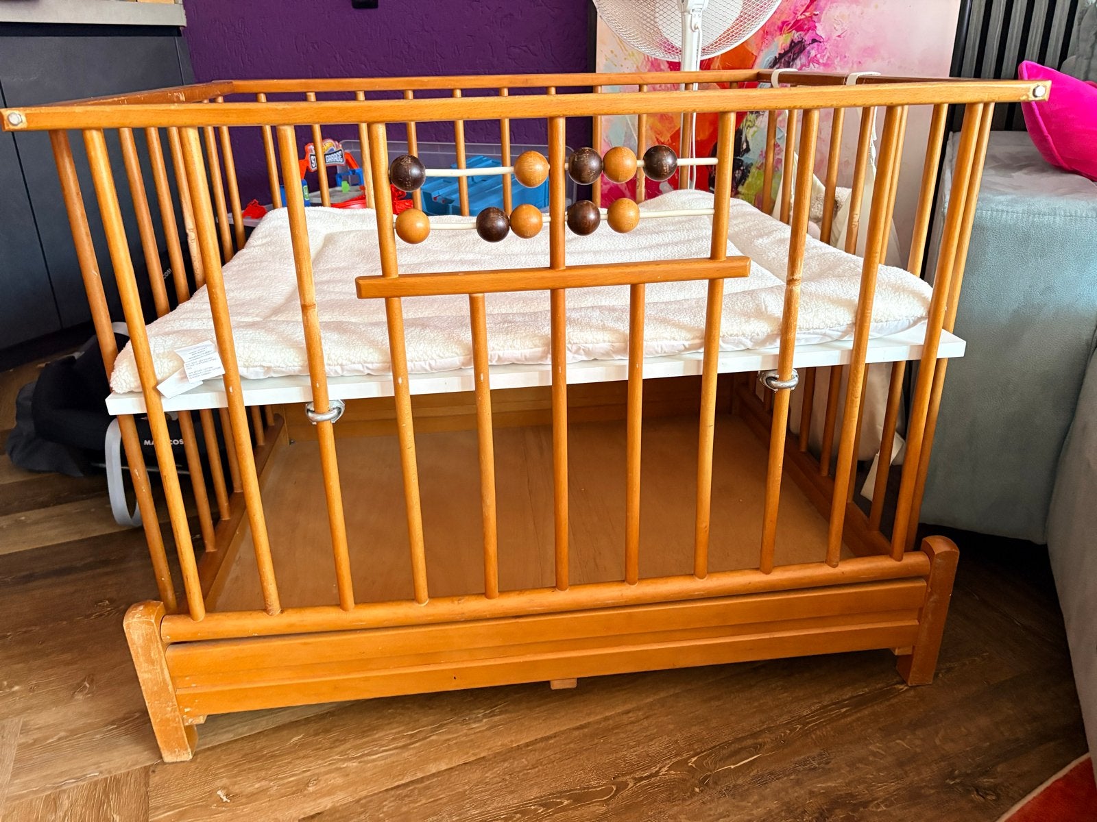 Gratis Box (42 jaar oud) met boxkleed en boxtas, Ophalen, Gebruikt, Rechthoekig, Boxkleed