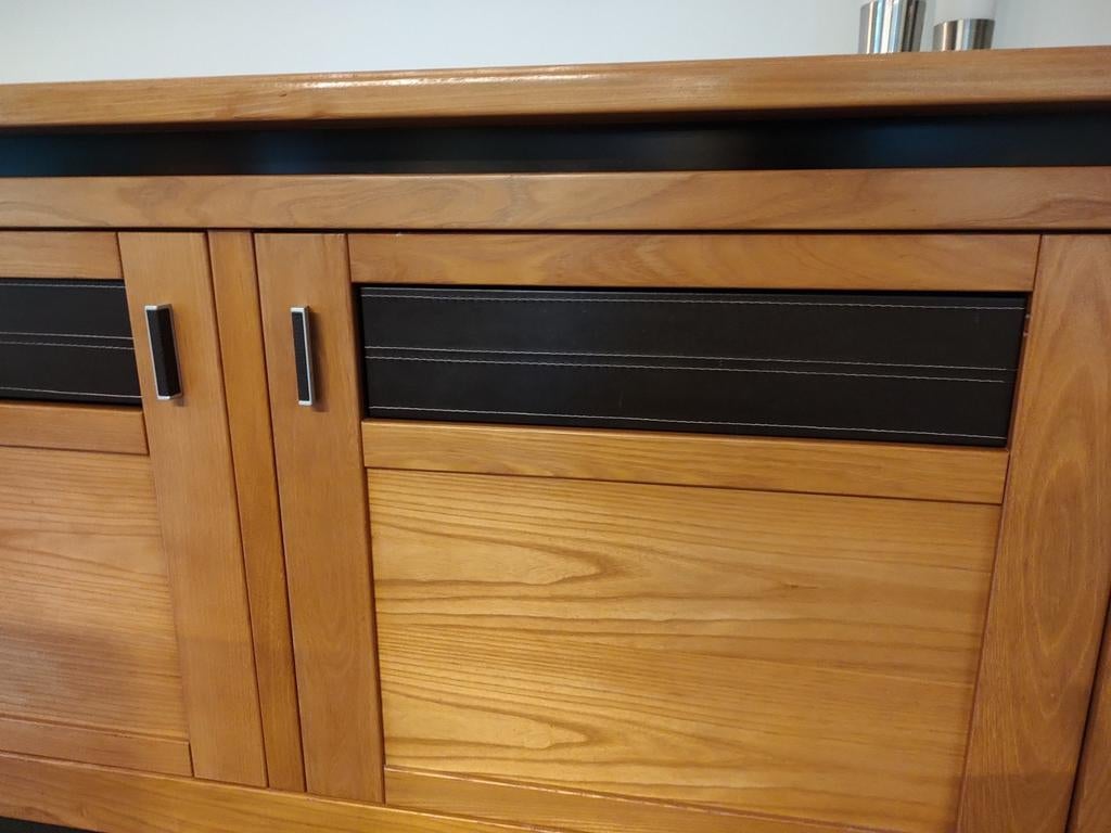 Dressoir massief hout, Huis en Inrichting, Kasten | Dressoirs, 25 tot 50 cm, Ophalen
