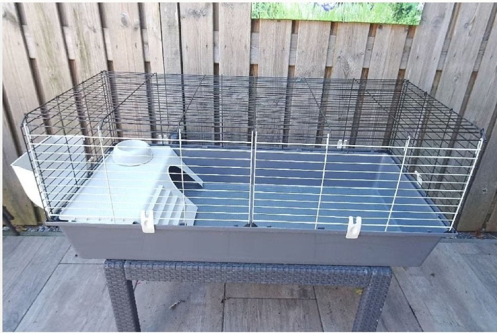 Z.G.A.N. kooi met NIEUW huisje, voerbakje en hooiruif (L118), Dieren en Toebehoren, Kooi, 110 cm of meer, Cavia, Zo goed als nieuw