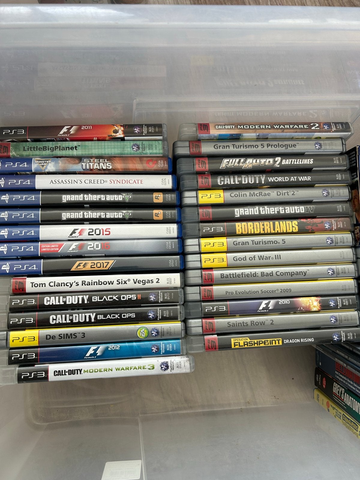 Grote collectie PS3 & PS4 games - Diverse genres, Ophalen, Online, Gebruikt, Vanaf 18 jaar