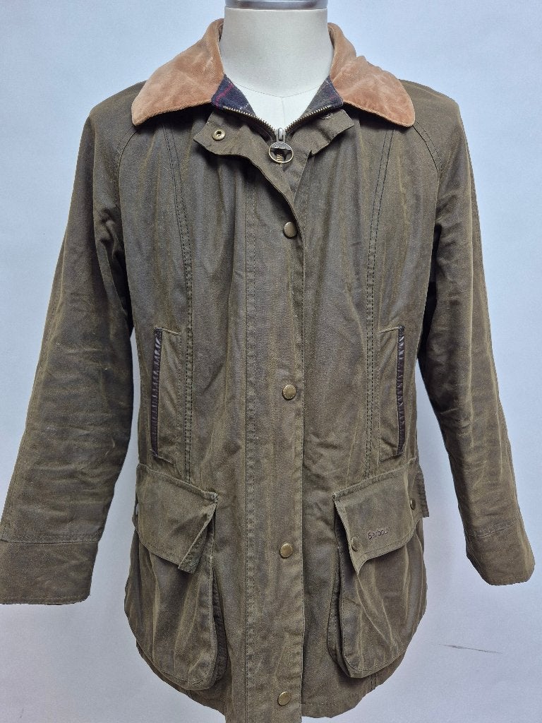 Barbour 'Beaufront' dames wax jas, top! Maat 44, Kleding | Dames, Barbour, Maat 42/44 (L), Ophalen of Verzenden, Zo goed als nieuw