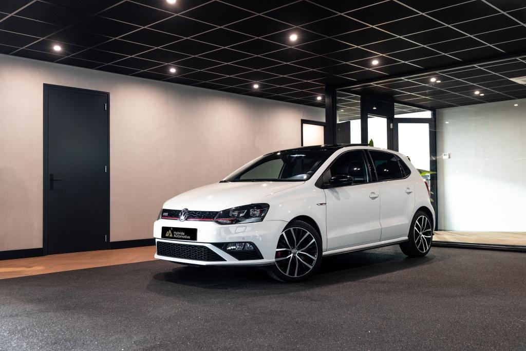 Volkswagen Polo 1.8 TSI GTI | Pano | Navi | Led | (bj 2017), 12 maanden, Stof, Gebruikt, Wit