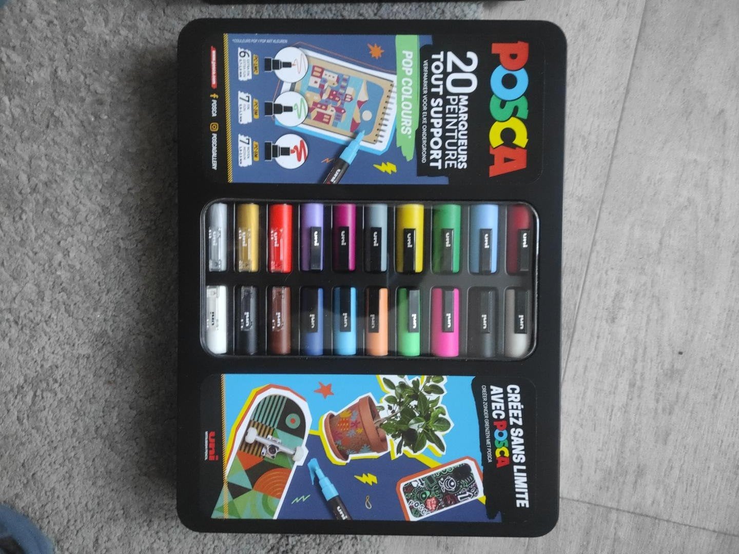 Posca stiften set - 20 Pop Colours markers, Ophalen, Nieuw, Overige typen